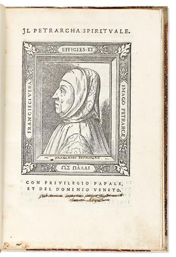 Malipiero, Girolamo (d. circa 1547) Il Petrarcha Spirituale.
